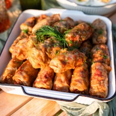 Sărmăluțe cu ciuperci (de post)